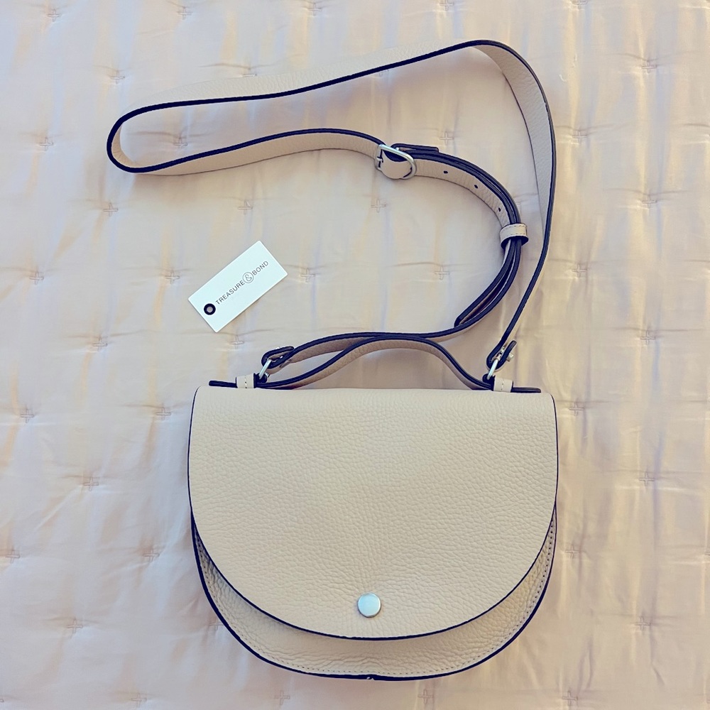 NWT Treasure and Bond Leather Crossbody Bag